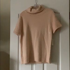 Pink turtle neck sweater